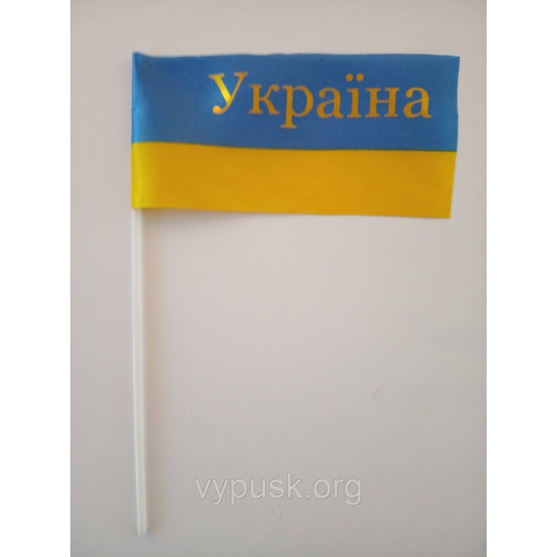 Прапорці України з написом
