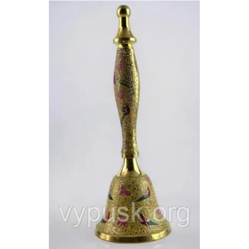 Дзвіночок з латуні з розписом емаллю Дзвіночок з латуні з розписом емаллю