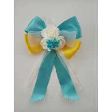 Бутонєрки блакитно-жовті